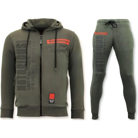 Exclusieve Heren Trainingspak - Conor Notorious Sport Set - Groen