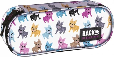 BackUP Etui English Bulldog Hondjes - 22 x 9 x 6 cm - Polyester