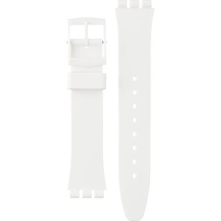 Swatch Plastic - Originals Medium (34mm) /Access/Solar/Musicall/Stop - G/SK/SL/SR/SS/SO28 AGW151O GW151 Just White band