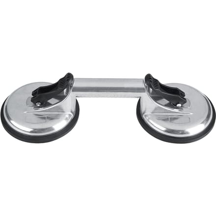 Ventouse en Alliage d'Aluminium Professionnelle Double Plaques Lève-Verre Mover Débosseleur gray