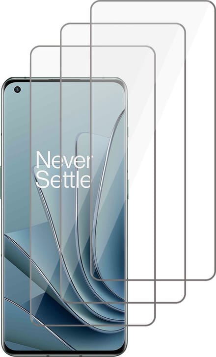 Screenprotector geschikt voor OnePlus 10 Pro - Gehard Glas Beschermglas Tempered Glass Screen Protector - 3 Stuks