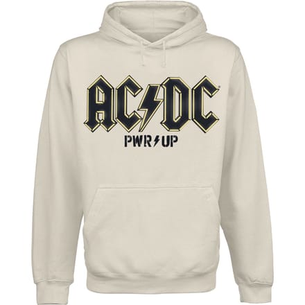 AC/DC Trui met capuchon - PWRUP Angus Devil - M tot 3XL - voor Mannen - beige