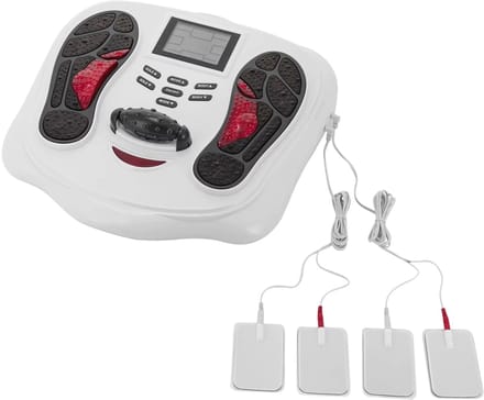 VIEMAE Voetmassage apparaat - Voetmassage apparaat bloedsomloop - Voetmassage - Incl 4 elektroden, roller - EMS - Complete set - Compact