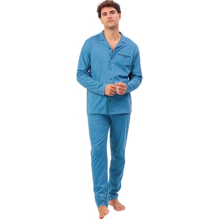 Pyjama's / nachthemden Admas Pyjama broek shirt lange mouwen Classic Stripes