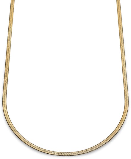 Essentials | 4 mm Goudkleurige Ketting met Visgraatschakels