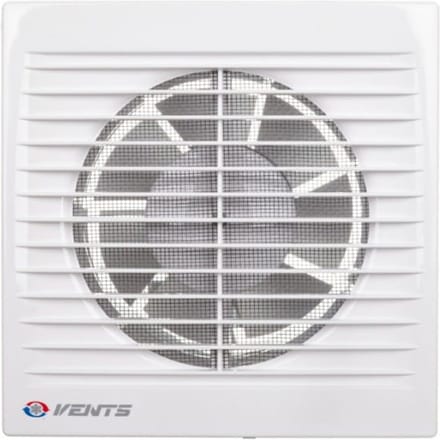 Vents badkamerventilator Ø125mm - 180m³/h - Timer - Insectengaas - Wit