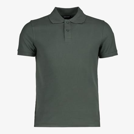 Unsigned heren polo groen - Maat L