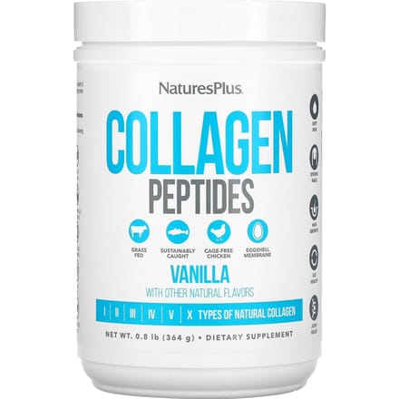 Collageen Peptiden, Vanillesmaak, 364G (0.8lb)