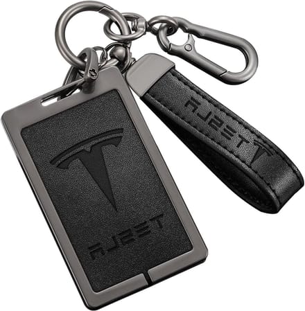 Titel: Siliconen Sleutelkaarthouder voor Tesla Model 3 & Model Y - Sleutelhanger Kaarthouder Accessoires