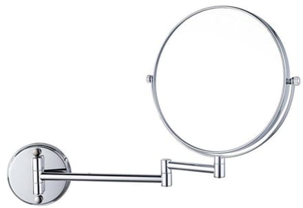 Fugaflow make-up spiegel - 20cm - rond - chroom -