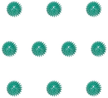 Set van 12 Massageballen met Noppen voor Therapie en Ontspanning Diameter 7 cm