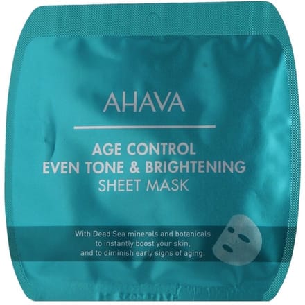 AHAVA T.T.S. Age Control Even Tone & Bright. Sheet 1 pcs