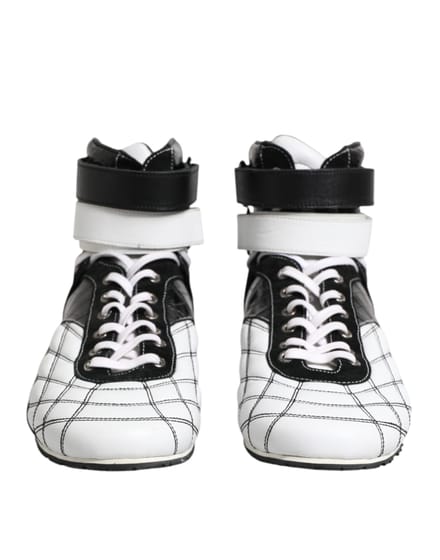 Hoge leren sneakers