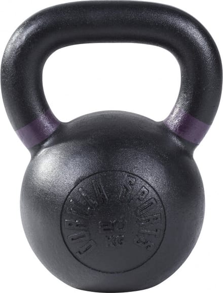 Gorilla Sports Kettlebell - 20 kg - Gietijzer - Olympisch - Zwart