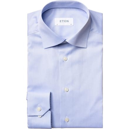 Eton  Lange Mouw Overhemden Blauw 3000 79311 21