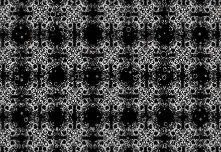 Fotobehang Modern Abstract Pattern Black White | XL - 208cm x 146cm | 130g/m2 Vlies