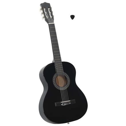 vidaXL - Gitaar - klassiek - beginner - en - kinderen - 3/4 - 36" - zwart