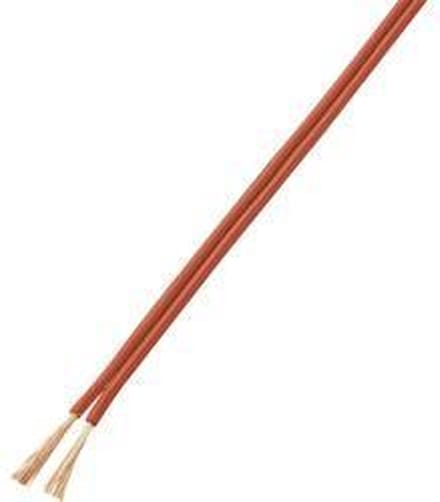 TRU COMPONENTS 1567412 Draad LiY-Z 2 x 1 mm² Rood, Zwart 10 m