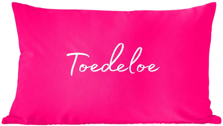 Sierkussens - Kussentjes Woonkamer - 60x40 cm - Toedeloe - Roze