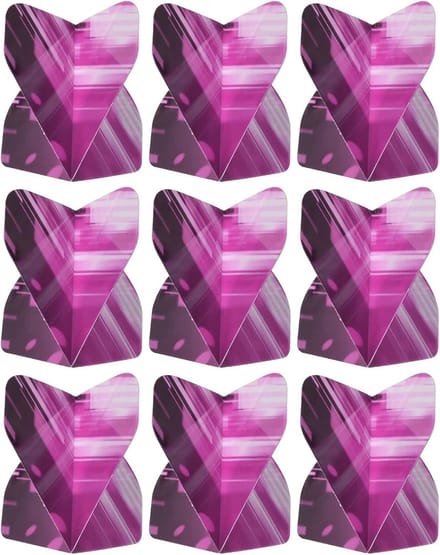 Dart Accessoires Vluchten Set voor Standaard en Soft Tip Darts Dikke Streep Stijl
