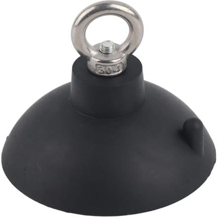 Système de retenue de bain avec ventouse et câble ras du cou pour toilettage d'animaux domestiques black