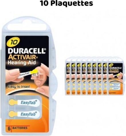 Duracell Activair 10, 60 Stuks Hoortoestel batterijen