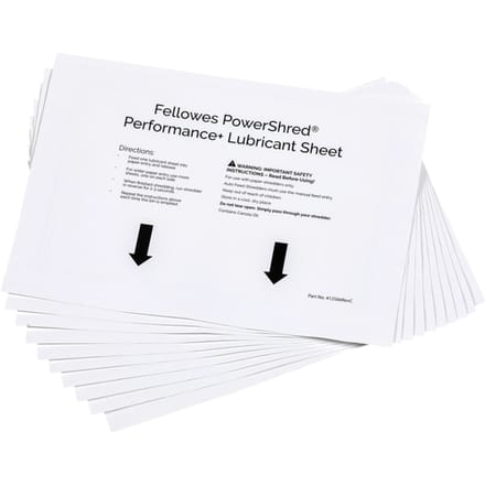 Olievellen voor papiervernietiger Fellowes Powershred Performance+ 10 vel