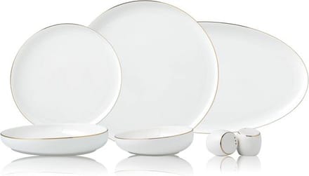 Bricard Talance – Porseleinen Serviesset/Dinerset – 27-Delig – Wit/Goud
