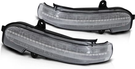 Knipperlichten spiegel MERCEDES W203 T203 CL203 00-07 WIT