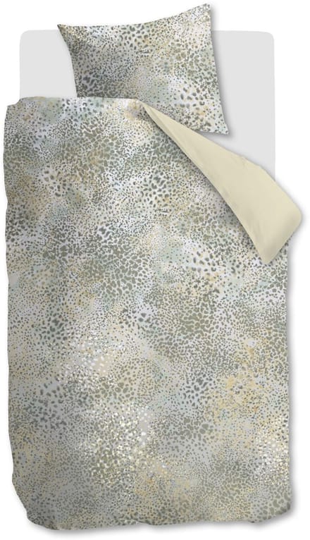 Beddinghouse Sia dekbedovertrek - Eenpersoons - 140 x 200/220 cm - Groen