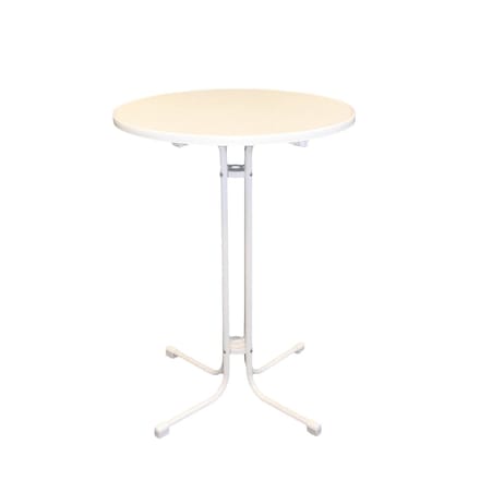 Inklapbare Statafel Monaco wit 80cm