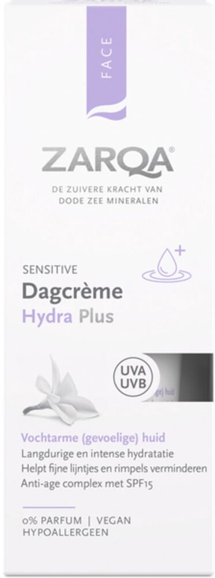 ZARQA Dagcrème Hydra Plus Sensitive - 50ml - SPF15