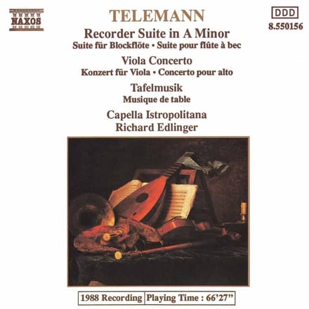 Capella Istropolitana, Richard Edlinger - Telemann: Recorder Suite | Viola Concerto (CD)