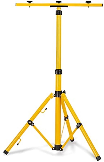 Telescopisch Statief voor Bouwspots en LED-Schijnwerpers - Verstelbaar 64-154 cm