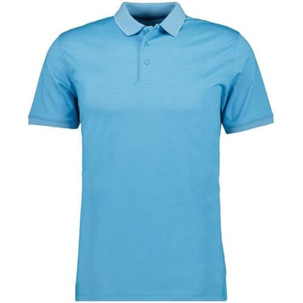 Ragman Uni Polo Light Cotton Mix Ibiza Blue / male