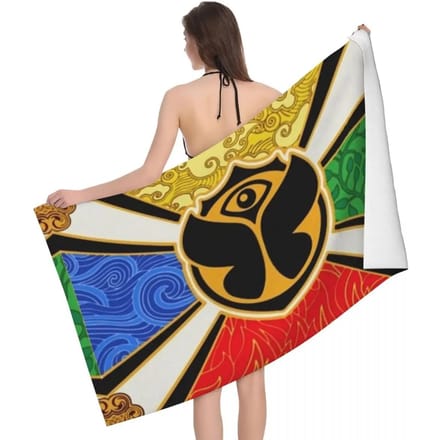 Tomorrowland Logo Bad Strandhanddoek Microvezel Zwembadhanddoeken W30*H60(CM)