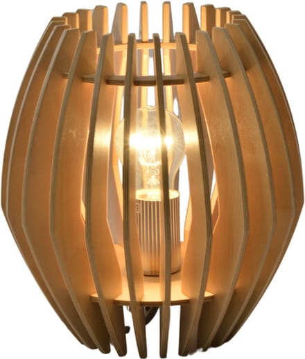 Chericoni Tavola tafellamp - 1 lichts - Ø 23 cm - E27 - Hout