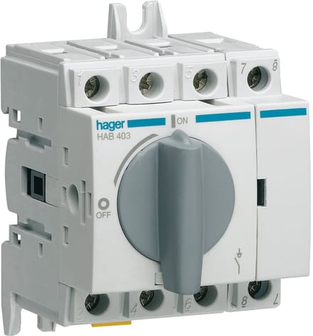 Hager HAB Scheidingsschakelaar - HAB403 - E2P3N