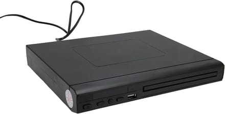 Mini DVD Speler - CD Speler - Thuisbioscoop Ervaring - Regiovrij Afspelen - Compact Formaat - Zwart