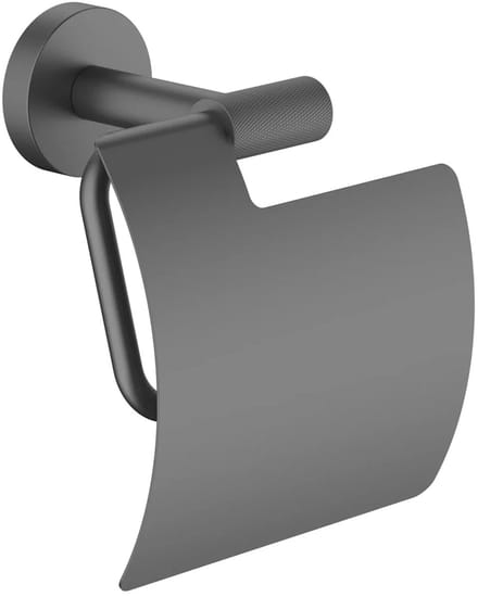 DutchLine - Grip Toilethouder Met Klep – Gunmetal