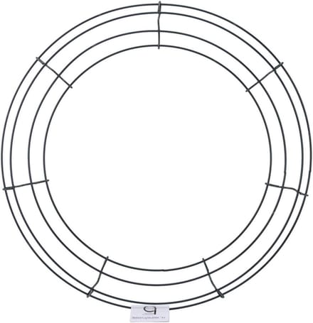 Draad Koord Frame - Krans Basis - Kransen Maken - Gepoedercoat Staal - 14 inch - Groen