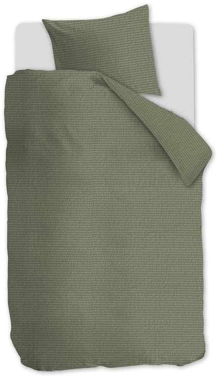 Beddinghouse Summer dekbedovertrek - Effen - Eenpersoons - 140x200/220 - Green