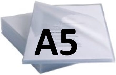 50 x Insteekmapje L-model Office Basics - A5 (klein) - 0.11mm
