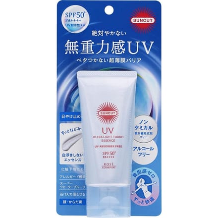 Kose - Suncut R Ultra Light Touch UV Essence UV Absorber Free SPF 50+ PA++++ 50g