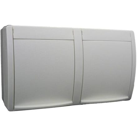 ABB Busch-Jaeger OCEAN IP44 Wandstopcontact (WCD schakelmateriaal) - 2CKA002084A0711 - E2P27