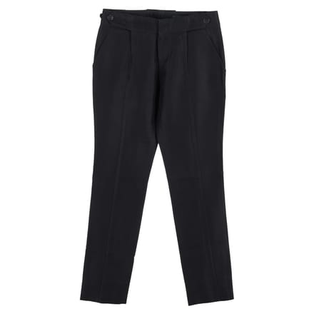 Gucci rechte broek van zwart polyester