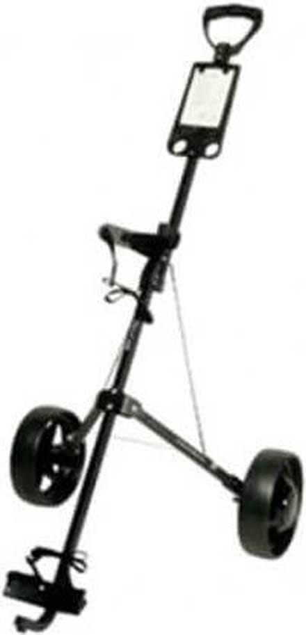FastFold Basic Aluminium 2-wiels Golftrolley - Zwart