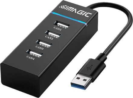 Simagic - USB-Verlenger voor Rijstuurwielbasis - Compatibel met Alpha Serie