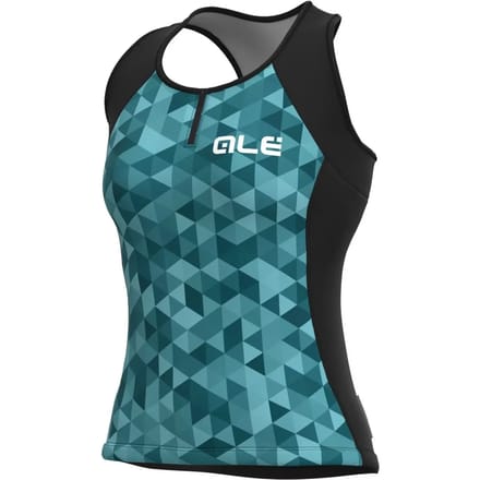 Ale Triangles Mouwloos T-shirt Groen XS Vrouw