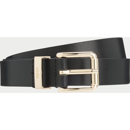 Riem van echt leer met logodetail model 'Palm-MLoop'